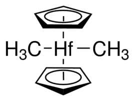 Dimethylbis(cyclopentadienyl)hafnium(IV) Chemical Structure